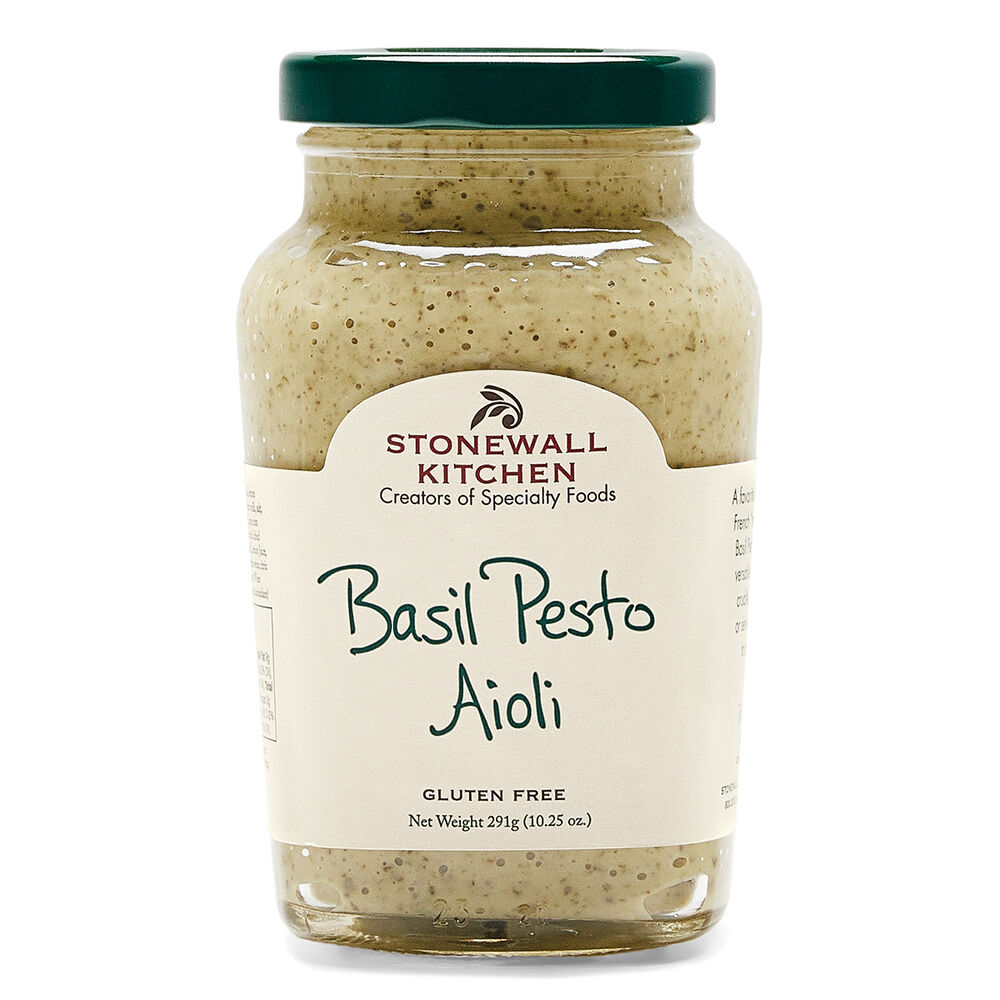 Cocina de Stonewall: Alioli de pesto con albahaca 