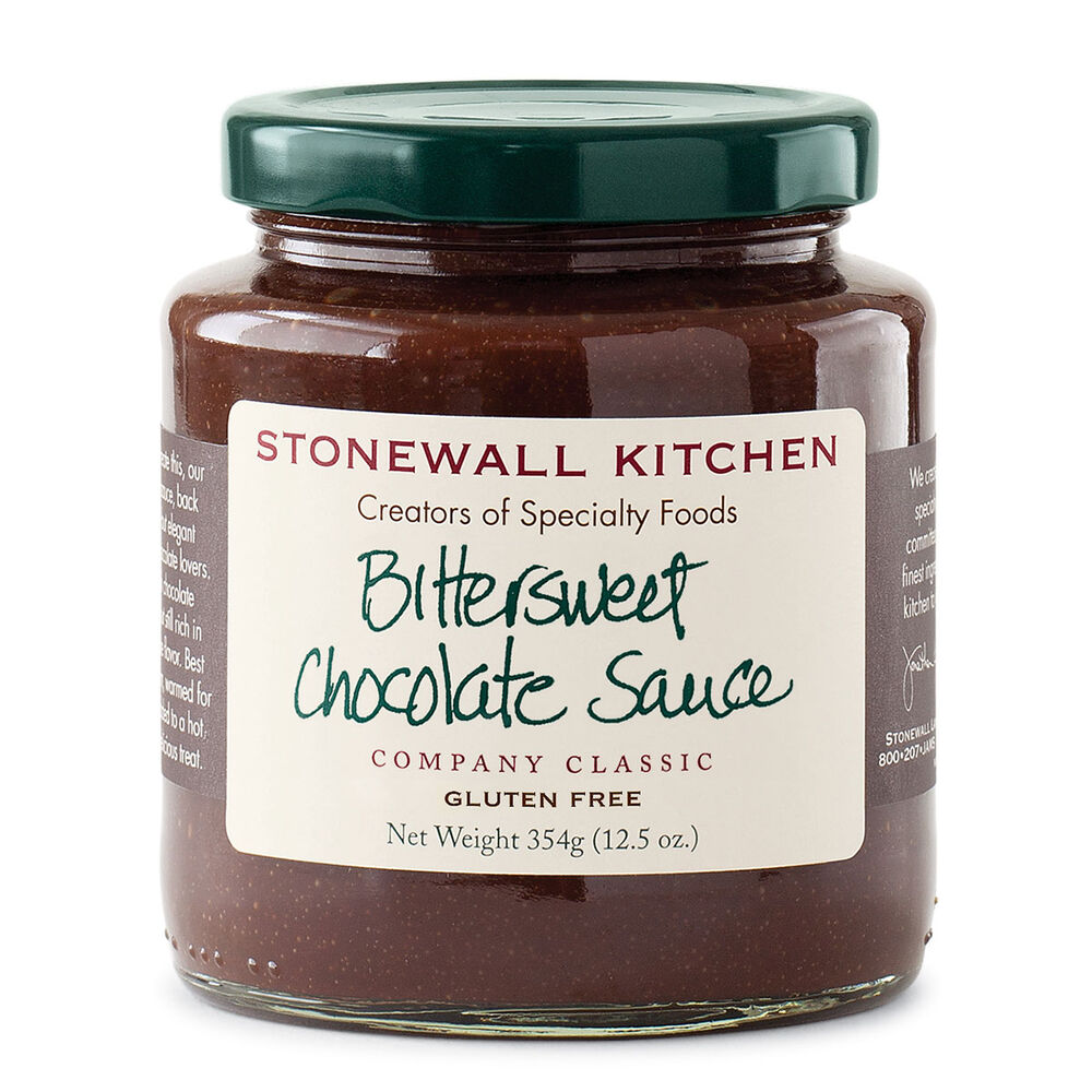 Salsa de chocolate agridulce de Stonewall Kitchen