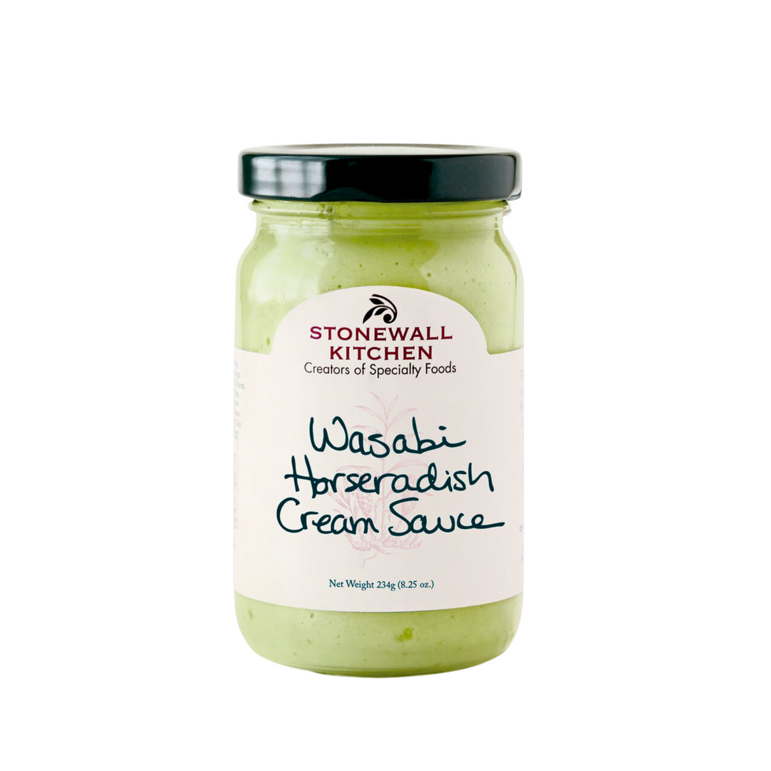 Salsa de crema de rábano picante y wasabi de Stonewall Kitchen