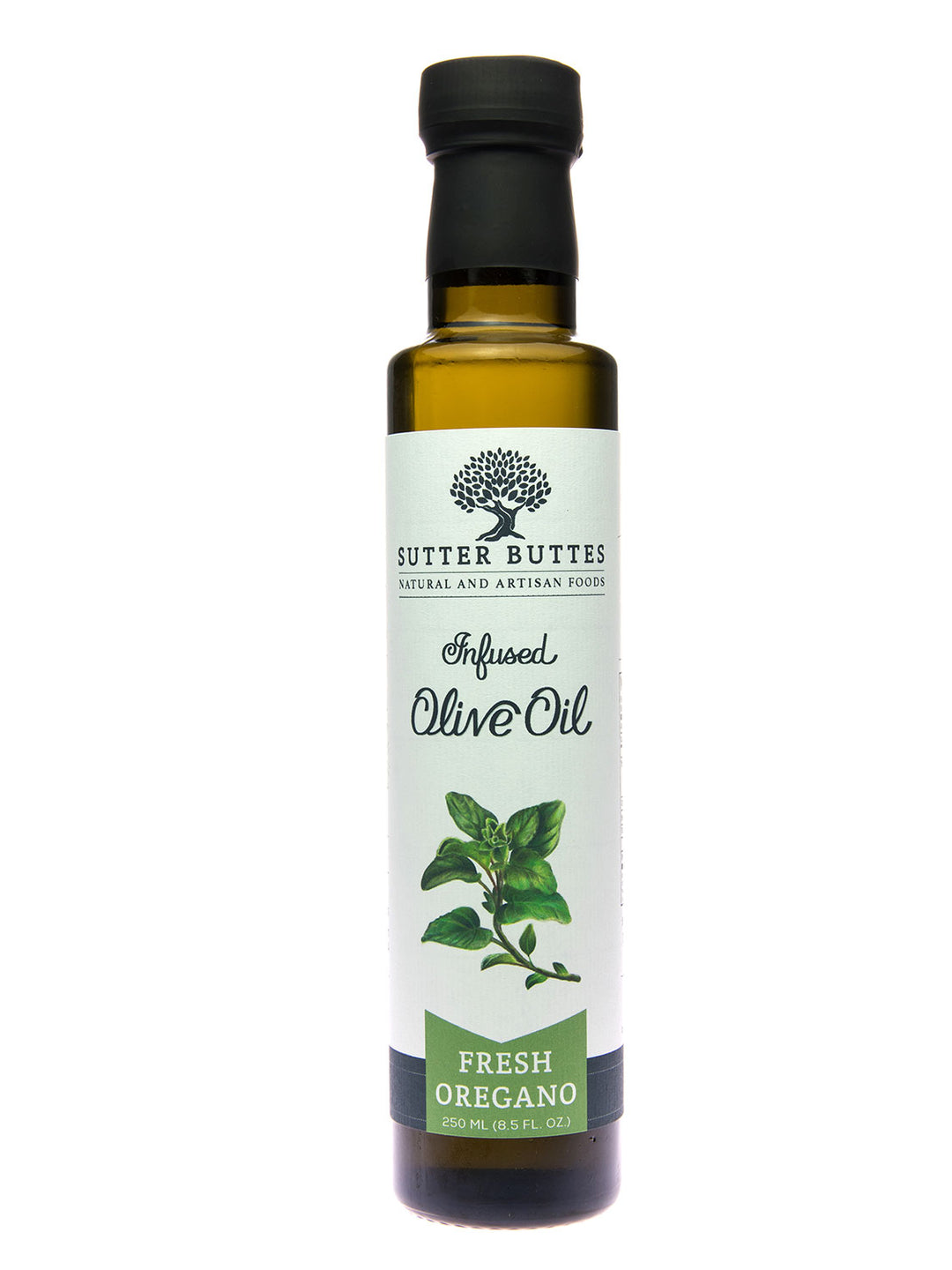 Aceite de oliva con infusión de orégano fresco de Sutter Buttes