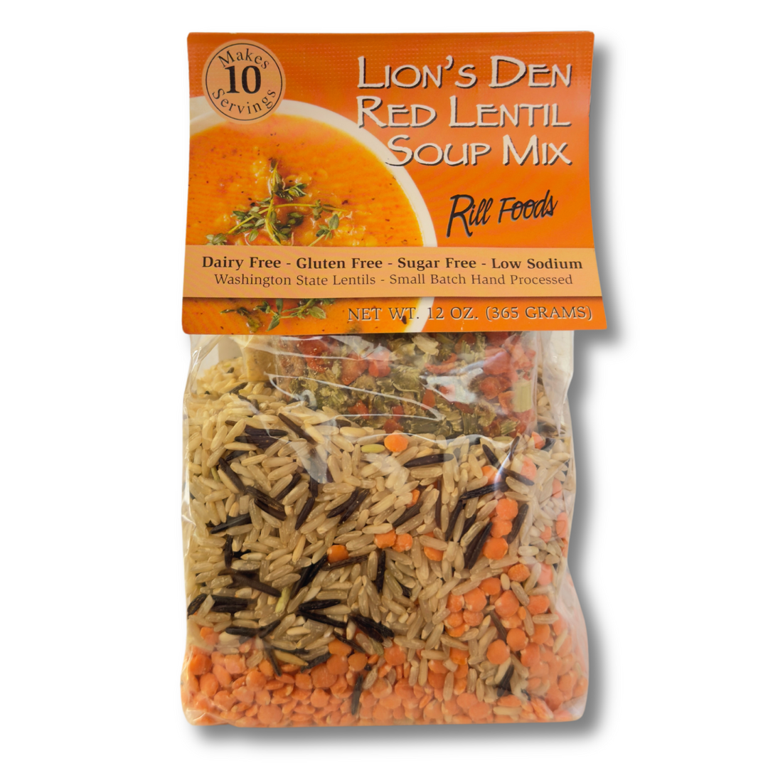 Rill Foods Lion's Den Red Lentil Soup Mix