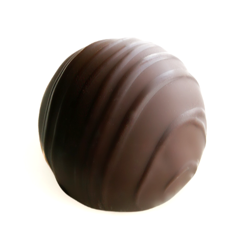 Trufas de chocolate negro