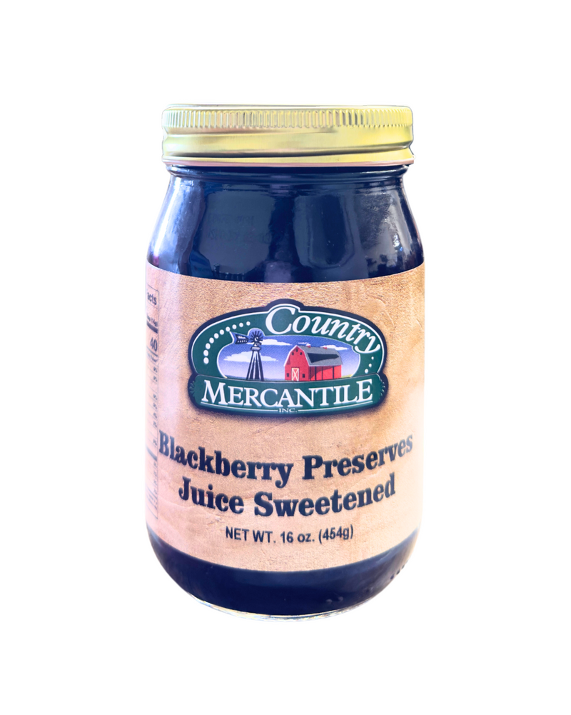 Country Mercantile - Blueberry Preserves (Juice Sweetened)