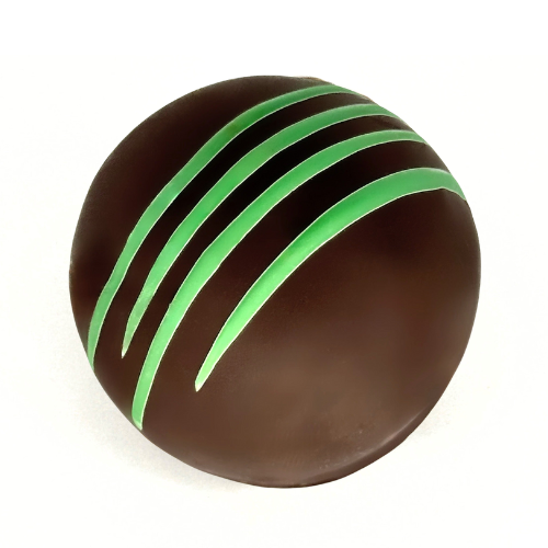 Trufas de chocolate negro y menta