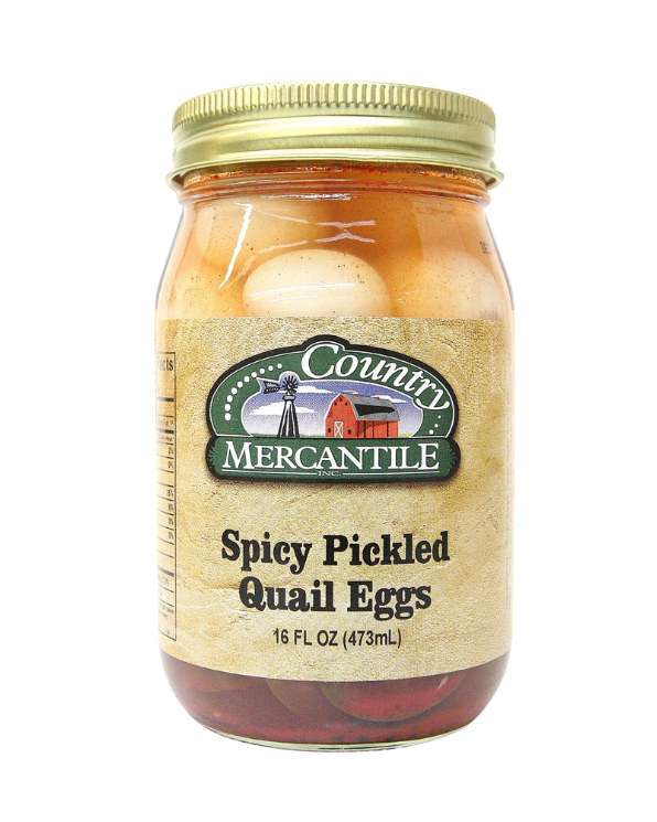 Country Mercantile - Spicy Pickled Quail Eggs (16 oz)