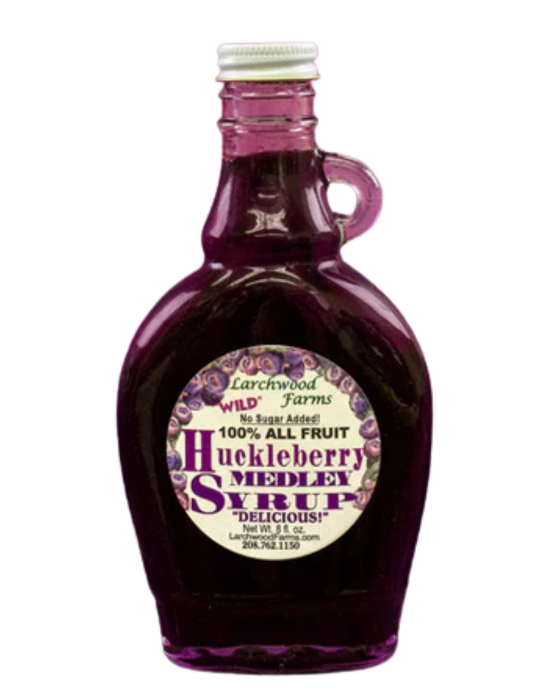 Larchwood Farms - Wild HuckMedley Syrup with berry bits