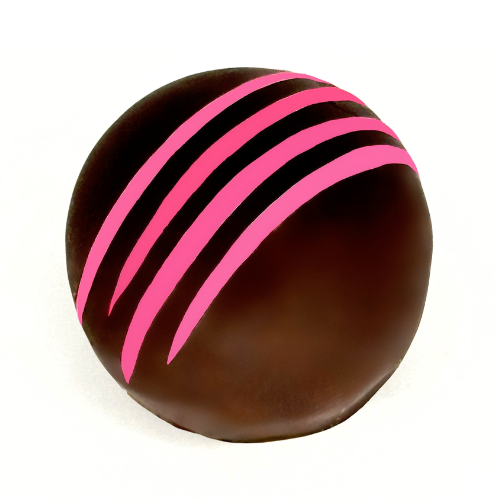 Trufas de fresa y chocolate negro