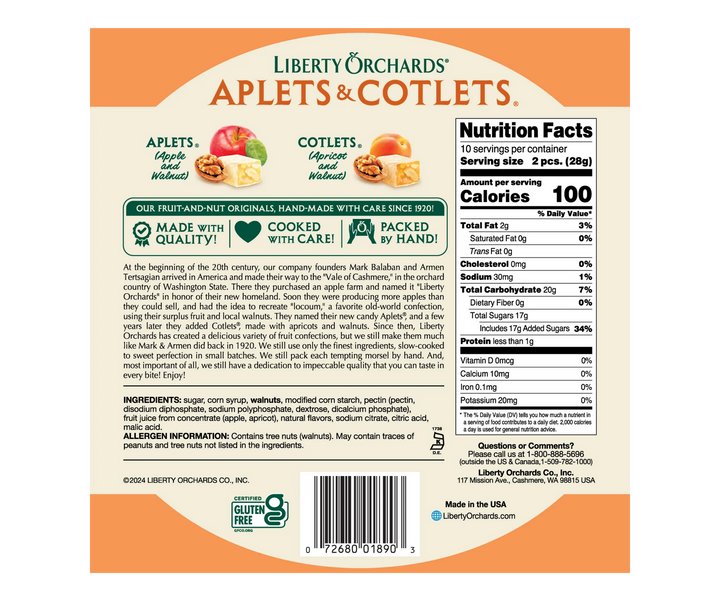 Liberty Orchards - Aplets & Cotlets (10 oz)