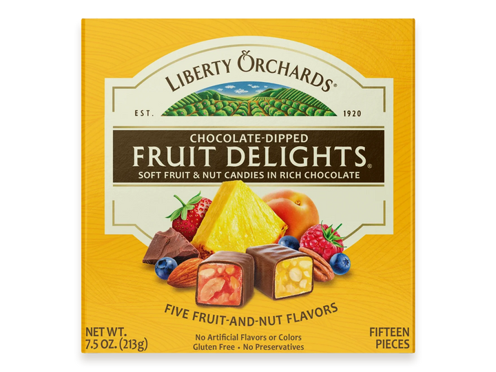 Liberty Orchard - Delicias de frutas bañadas en chocolate