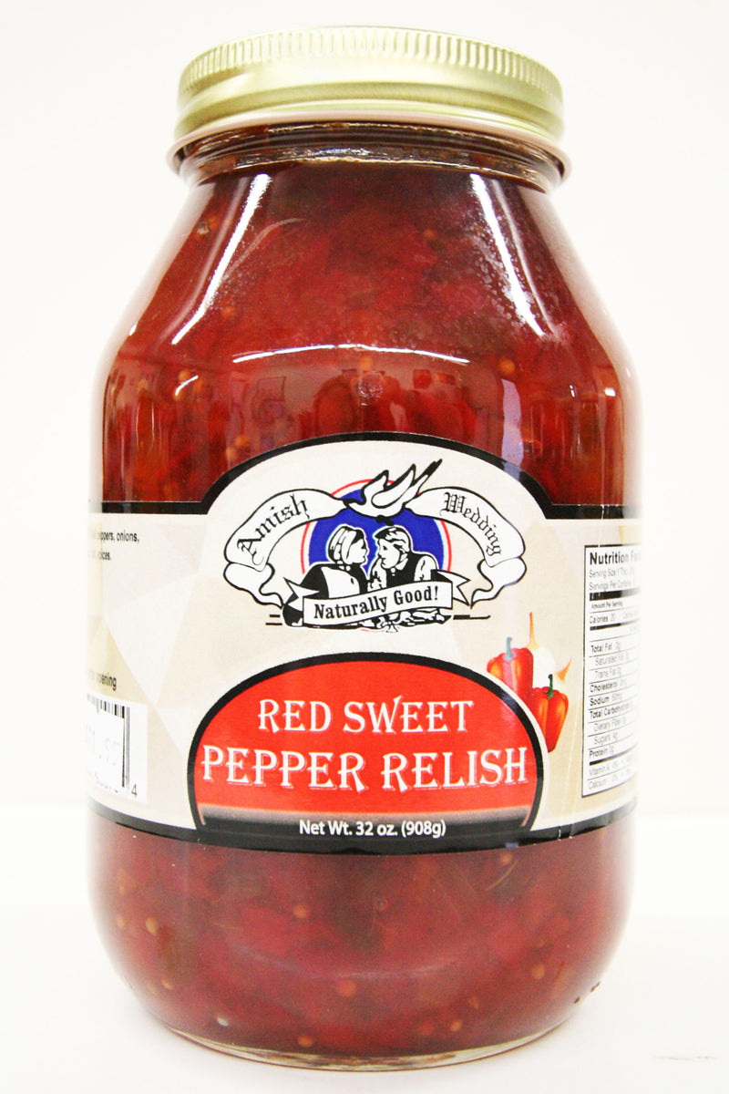 Amish Wedding Red Sweet Pepper Relish