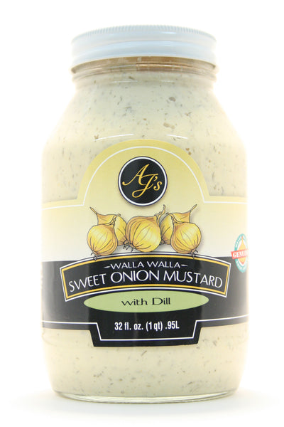 AJ's Walla Walla Sweet Onion Mustard with Dill