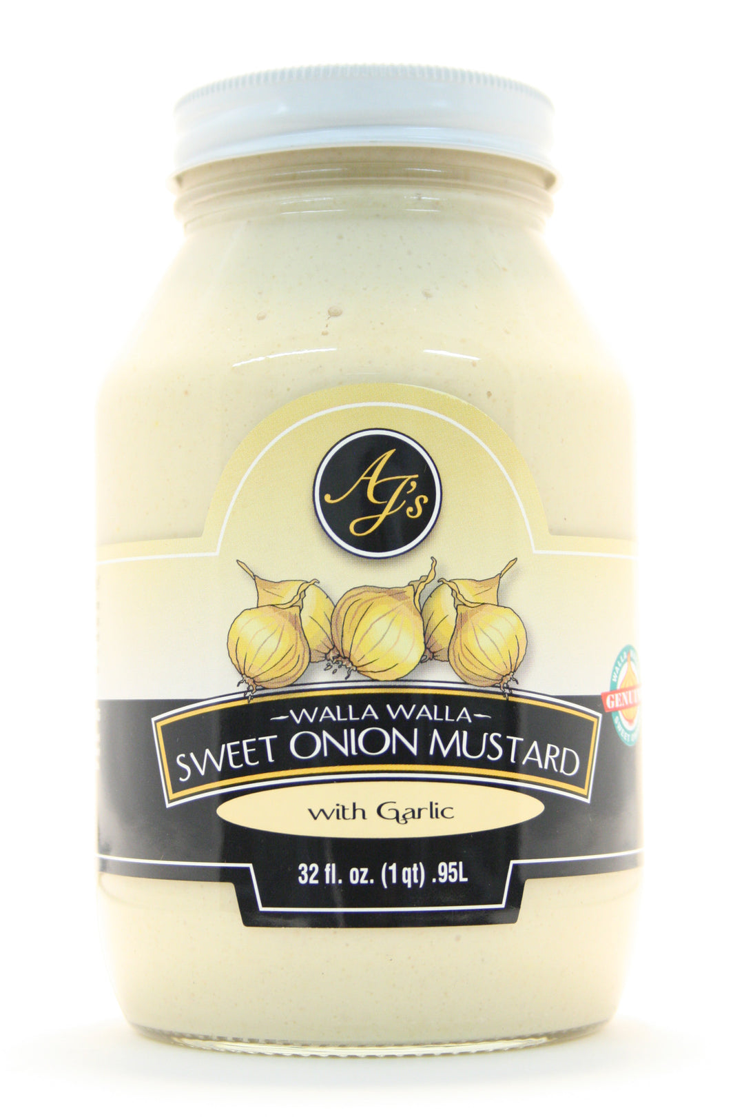 AJ's Walla Walla Sweet Onion Mustard with Garlic