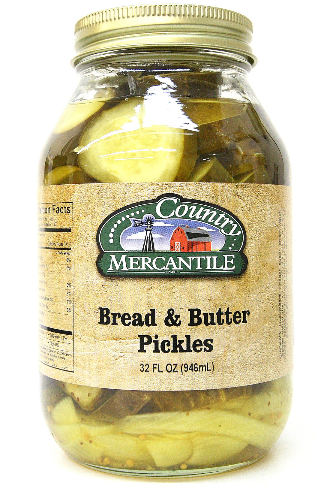 Country Mercantile - Bread & Butter Pickles 32 oz