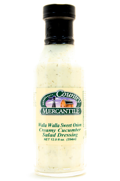 Country Mercantile Walla Walla Sweet Onion Creamy Cucumber Salad Dressing