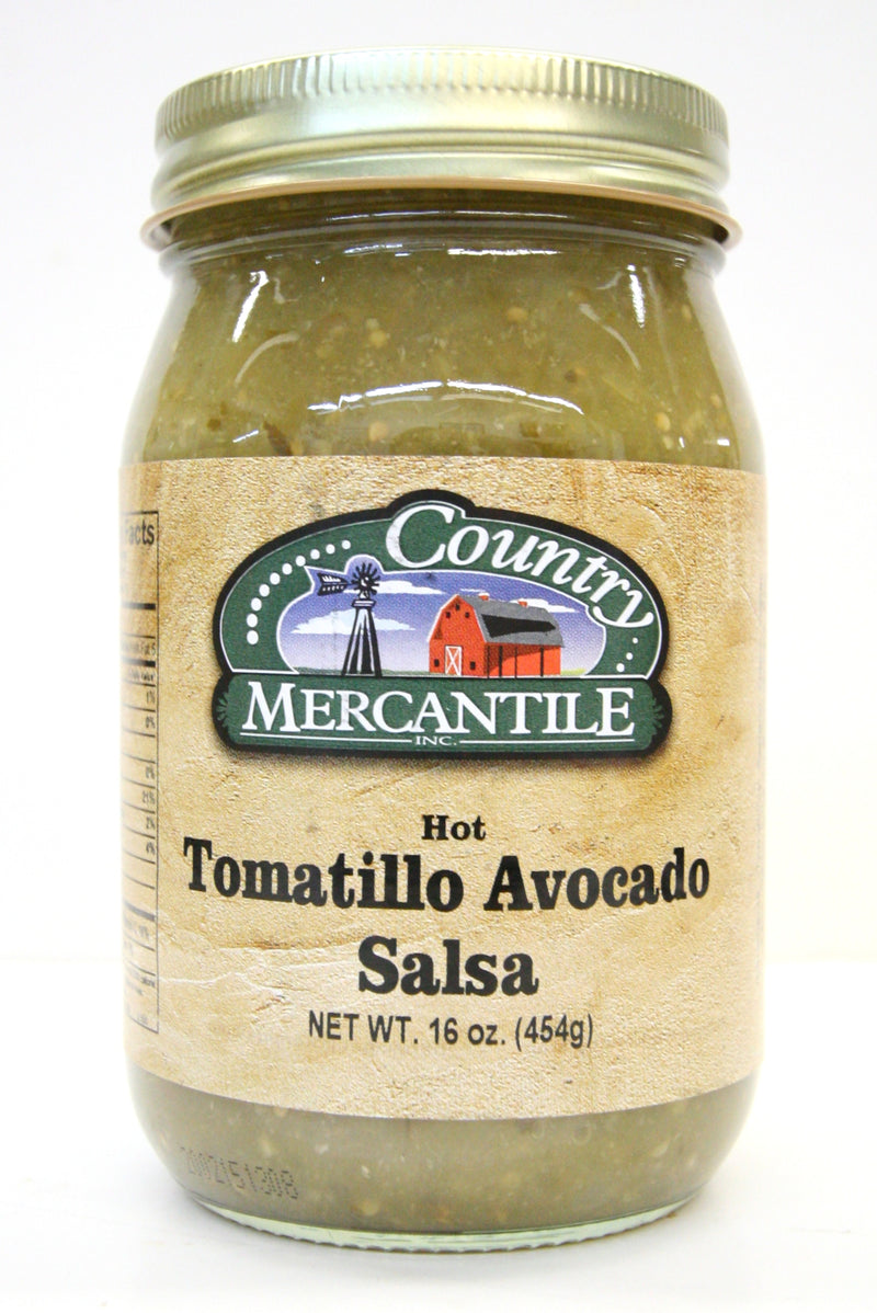 Country Mercantile - Hot Tomatillo Avocado Salsa