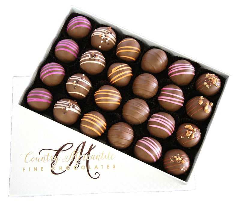 24 pc. Milk Chocolate Truffles Assortment Box