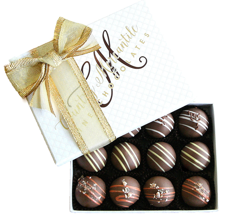 12 pc. Milk Chocolate Truffles Assortment Box