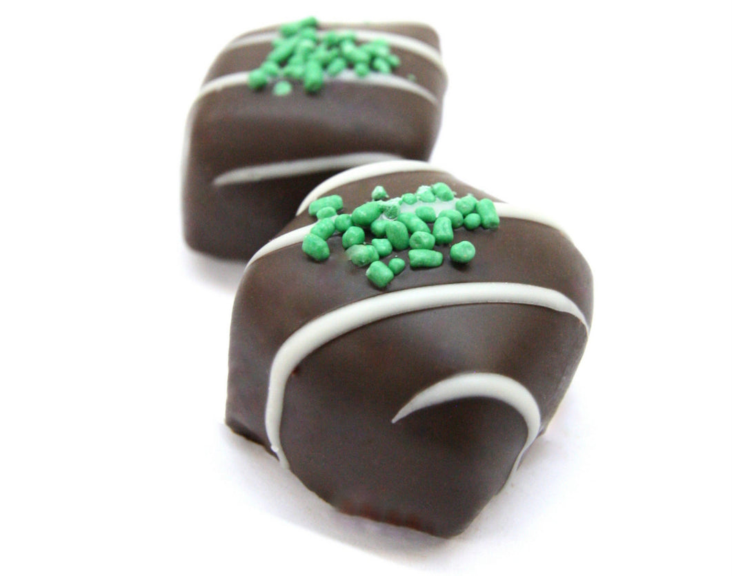 Delicias de chocolate negro y menta