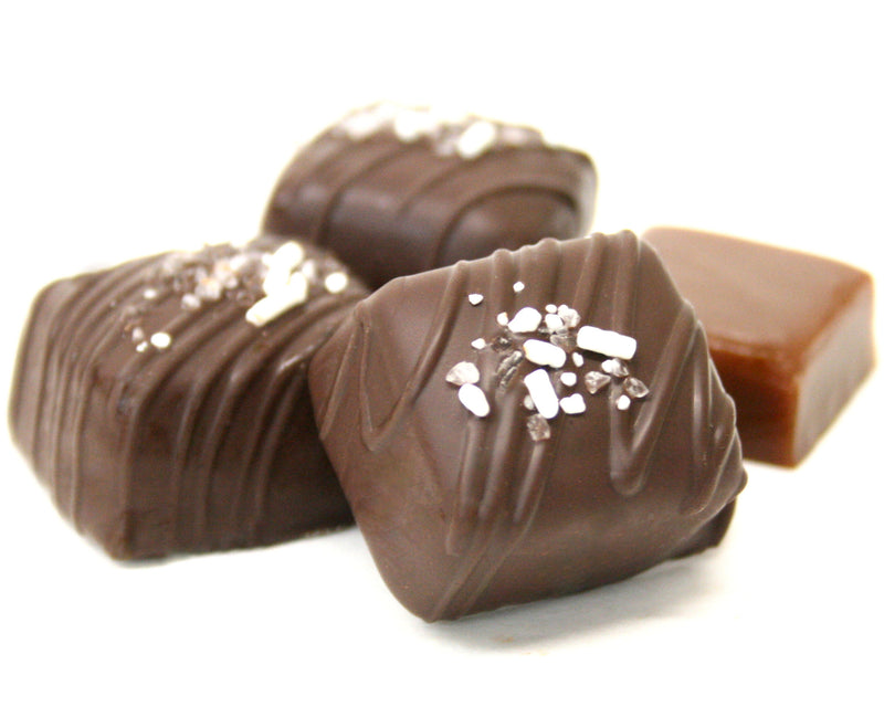 Dark Chocolate Sea Salt Caramels