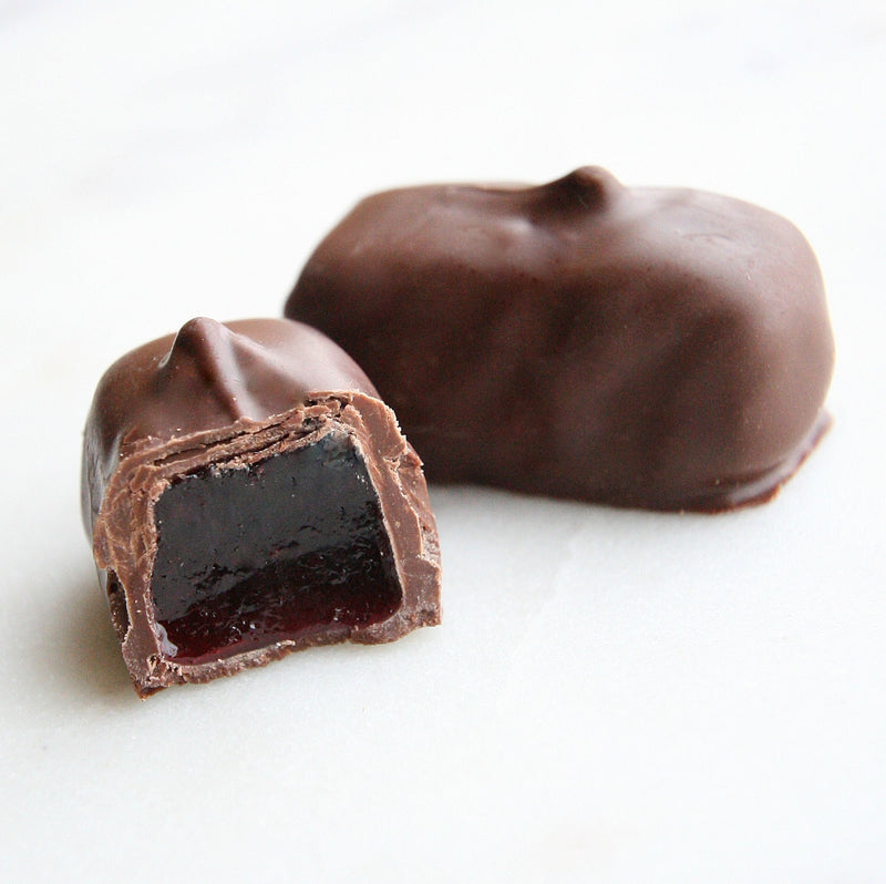 Sugar Free Chocolate Raspberry Jellies