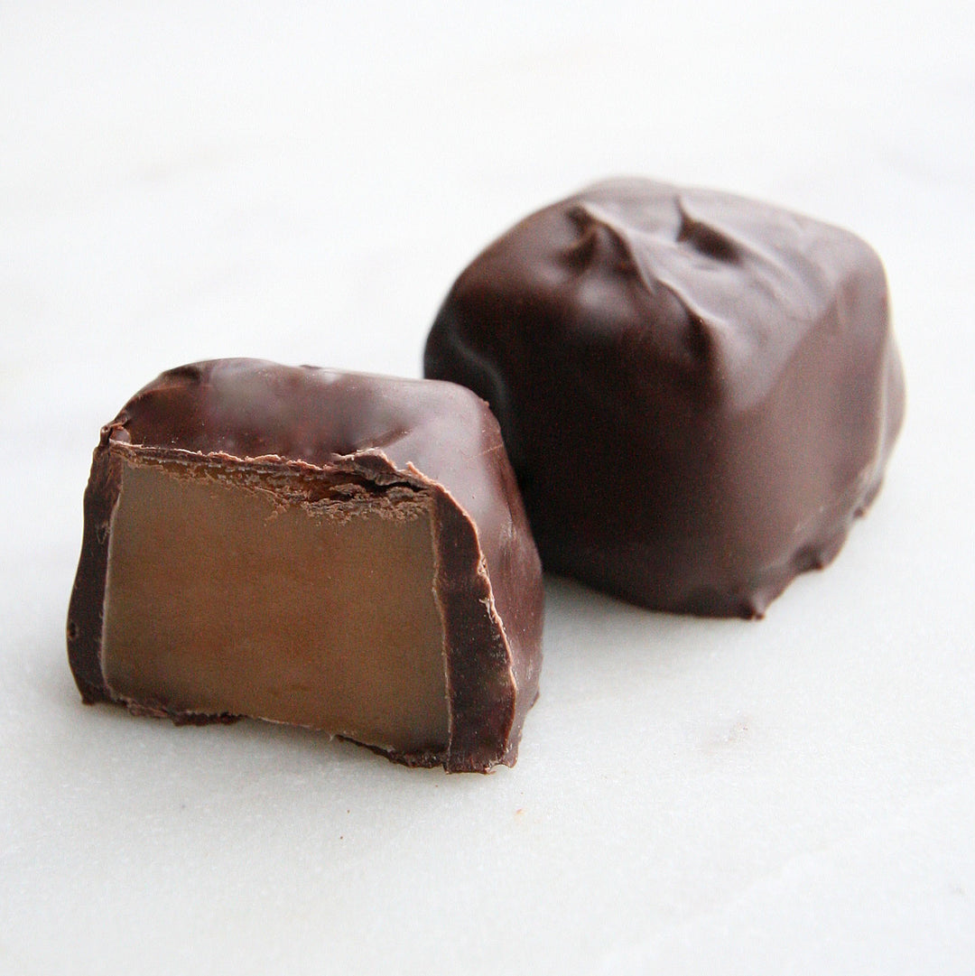 Caramelos de vainilla y chocolate negro sin azúcar