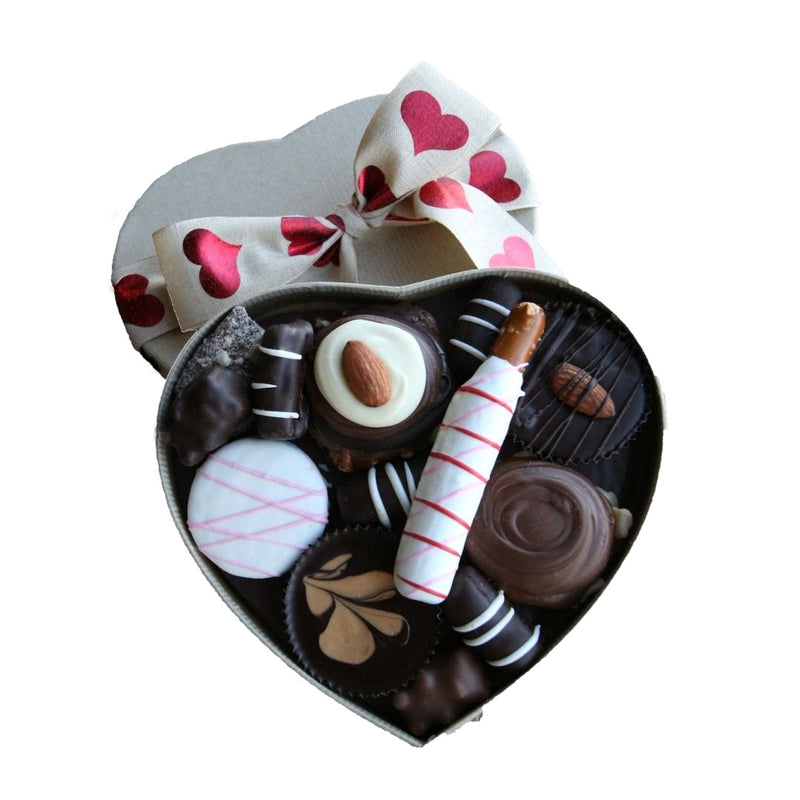 Assorted Specialty Chocolates in Heart-Shaped Box