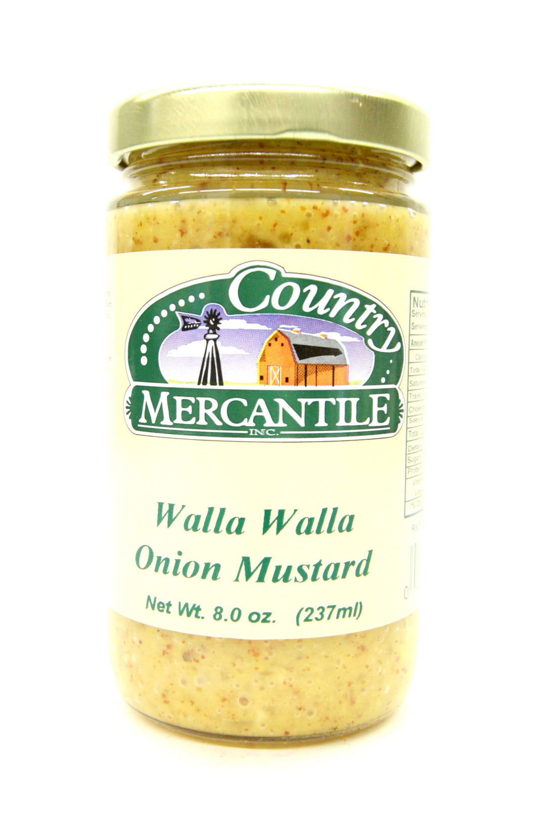 Mostaza de cebolla dulce Country Mercantile Walla Walla